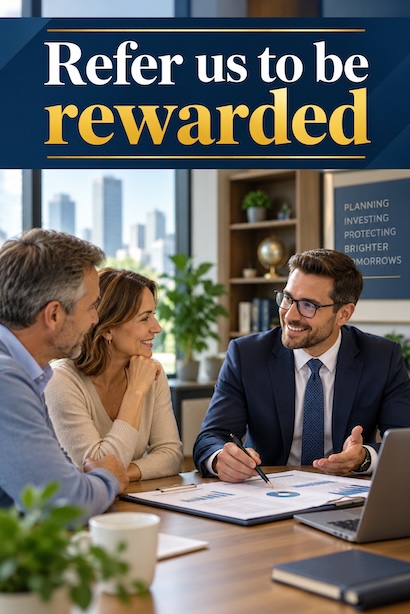 An adviser meeting a client who came through a referral