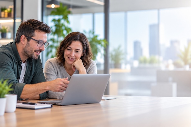 A technology professional with a client who came through a referral