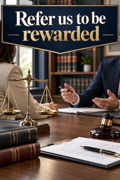A solicitor meeting a client who came through a referral